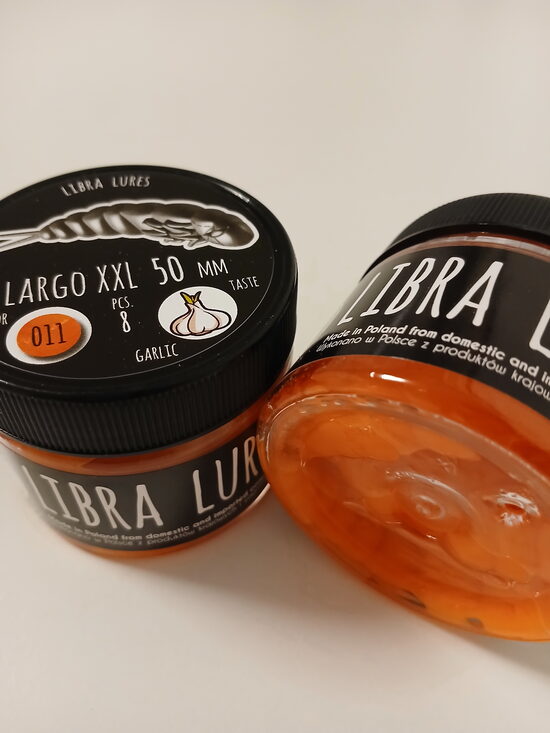 Largo XXL 50mm, 011 Hot Orange, 4,85gr, Garlic, 8pcs/pack